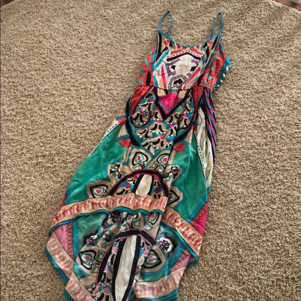 Fun high-low spring dress